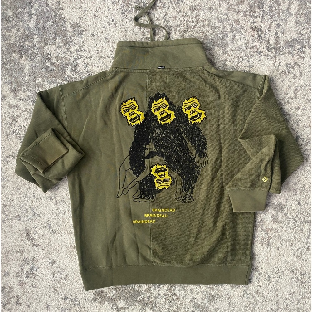 Converse X Brain Dead Overdye Bananas Men’s Medium Sweatshirt